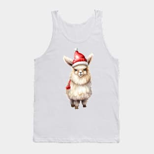 Christmas Llama Tank Top